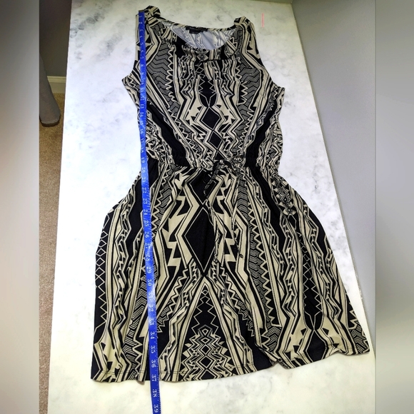 Boho Sundress / BCBG Midi / Cowl Neck Dress - Picture 10 of 10